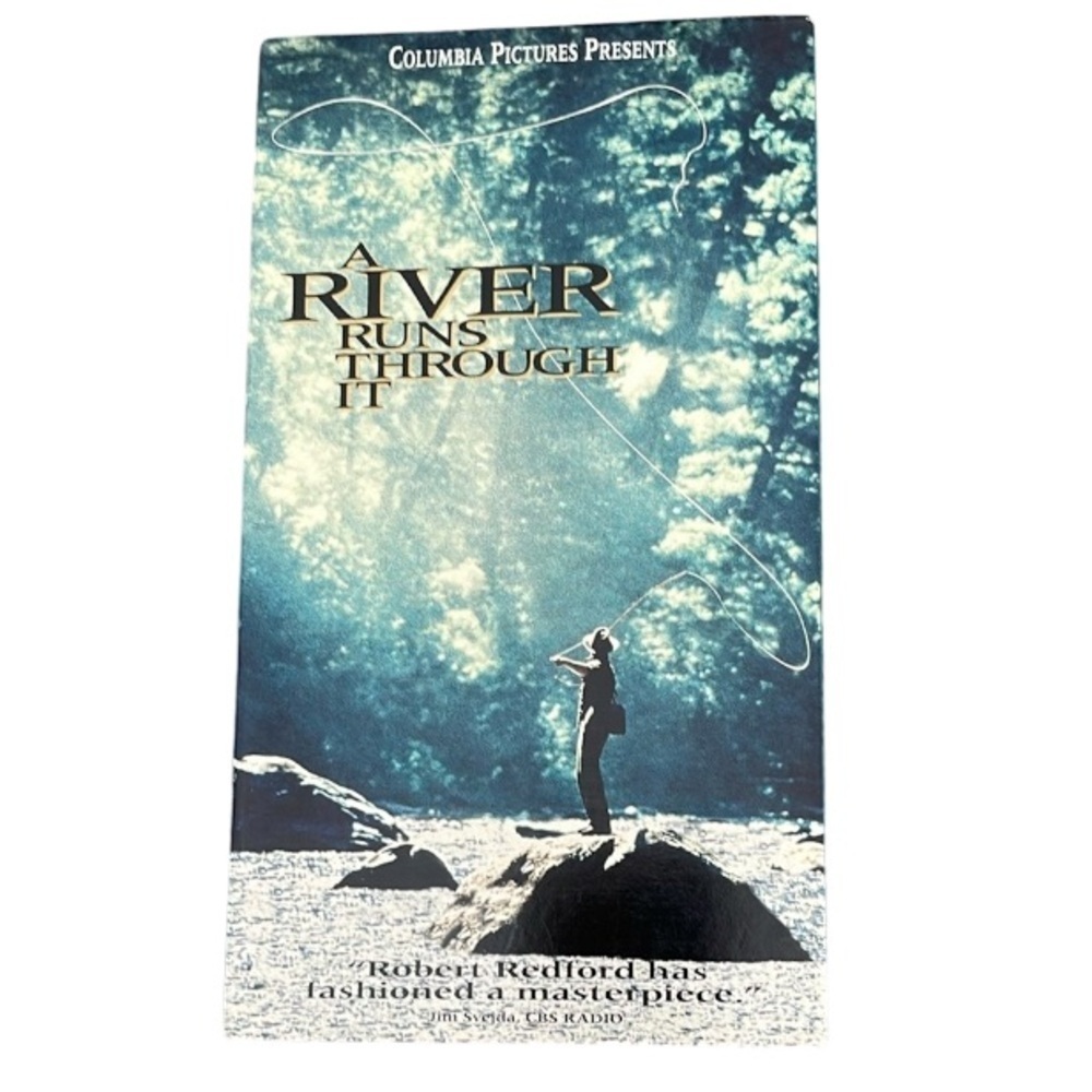 6/$25 VHS A River Runs Through It Tape 1993 Columbia Pictures Robert Redford